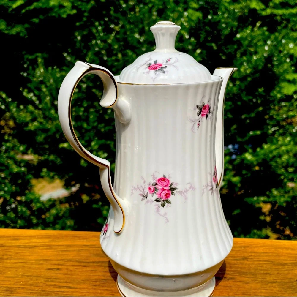 Hammersley Spode Bone China Princess House Windsor Rose Coffee Pot England